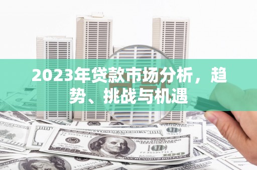东至2023年贷款市场分析，趋势、挑战与机遇