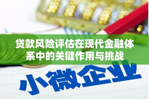 商都贷款风险评估在现代金融体系中的关键作用与挑战