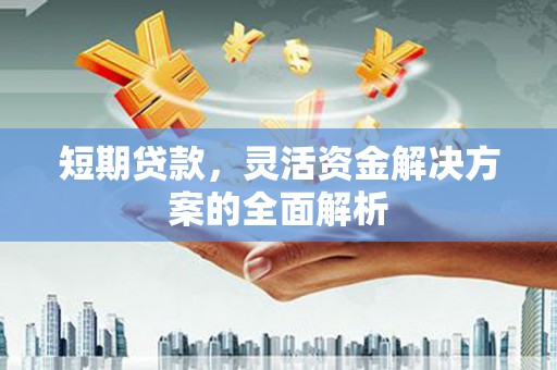 吴川短期贷款，灵活资金解决方案的全面解析