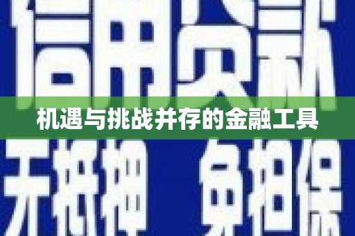 西盟机遇与挑战并存的金融工具