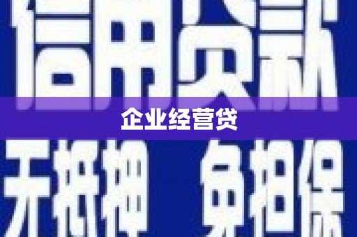 泰山企业经营贷