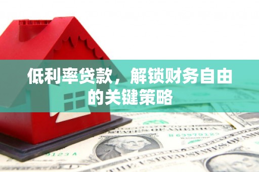 林芝低利率贷款，解锁财务自由的关键策略