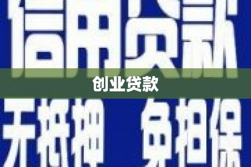 共和创业贷款