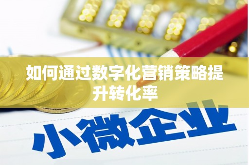 雨城如何通过数字化营销策略提升转化率