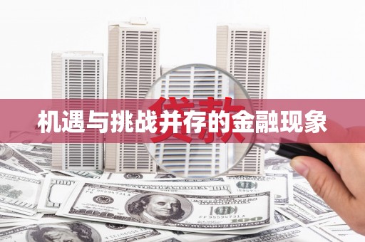 龙江机遇与挑战并存的金融现象